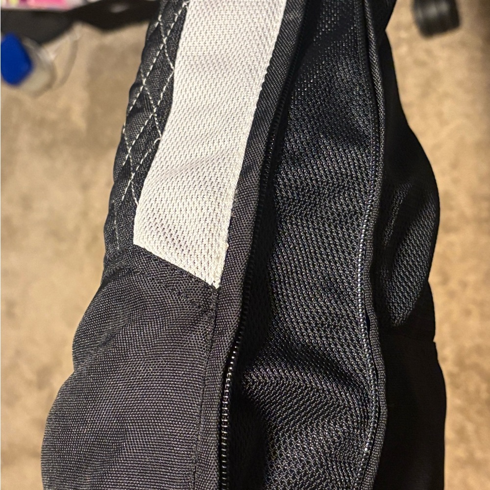 Scorpion Exo Motorcycle Black and White Pants with Embellishments - Picture 5 of 7
